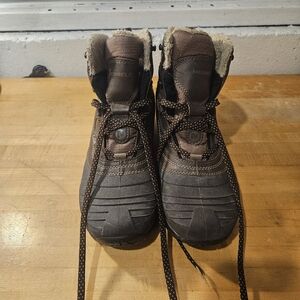 Merrell Snowbound Mid Waterproof Boots Women's Dark Earth Brown Sz 9 US
